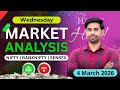 Nifty Prediction &amp; Banknifty Analysis For Wednesday | Nifty Analysis For Tomorrow | 4 March 2026