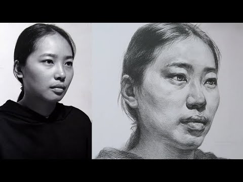 فيديو: كيفية رسم صورة لامرأة