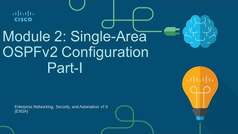 Single Area OSPF Part 1 1080p