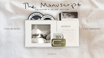 Taylor Swift | TTPD (The Manuscript Collector’s Deluxe Edition) | CD Unboxing