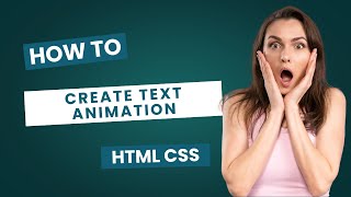 How to Create Text Animation in HTML & CSS | Beginner Friendly