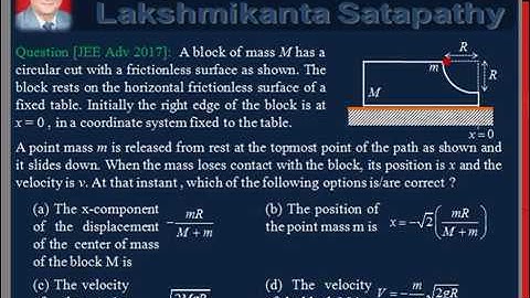 vDo QA Center of Mass-1/ Motion of center of mass