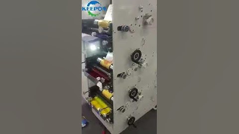 LP-320 Label Flexo Printer With 3+4 color  With Two Printing Unit