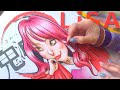 【鬼滅の刃】どうしたって！LiSAさんの似顔絵が描きたかったんだ【紅蓮華】