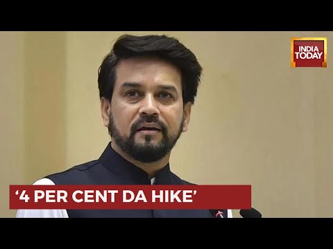 In Cabinet Meeting Today, 4% Increase In DA & Railway Bonus Announced By Central Govt | DA Hike News