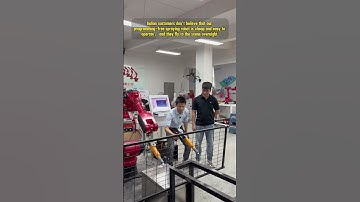 Spraying robot #machine #factoryproducts #industrialrobot #automobile #intelligence #factory #robot