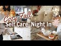 Cozy Fall Night In! My Self Care Routine! Pumpkin Spice Chai Latte Recipe! MissLizHeart