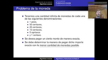 Algoritmos Voraces - parte 1