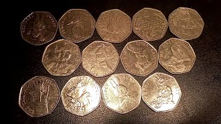 COMPLETE BEATRIX POTTER 50P COIN SET REVIEW + VALUE