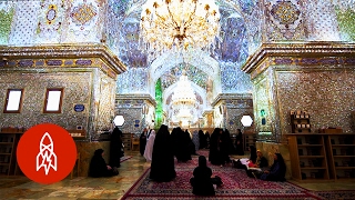 Behold The Shimmering Beauty Of Irans Glass Mosque