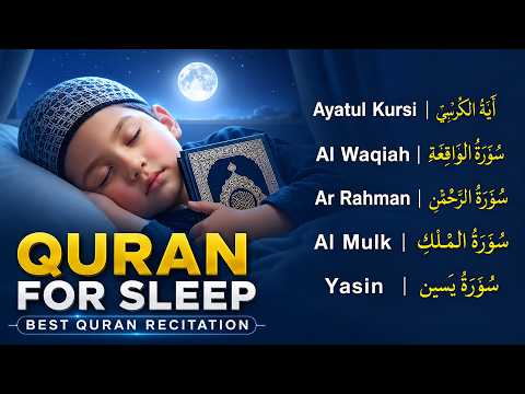 Peaceful Quran Recitation For Sleep | Ayatul Kursi, Yasin, Ar-Rahman, Al-Waqiah, Al-Mulk