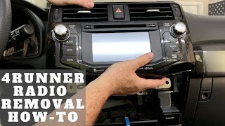 Toyota 4Runner Head Unit Removal  How To