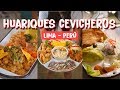 RUTA DE HUARIQUES CEVICHEROS EN LIMA - PERÚ | Misias FT. Wariqueando y MI PAPÁ!