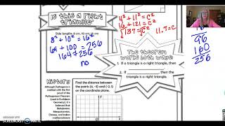 Pythagorean Theorem Page 2 Notes