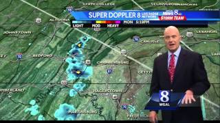 Joe Calhoun's forecast: Partly cloudy, milder temps tonight