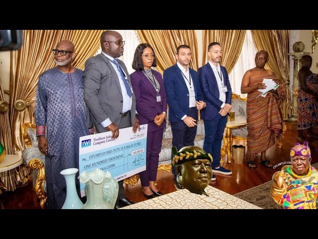 OTUMFOUR RECEIVED 75,000 GH  - POWERFUL MESSAGE FROM OHENE DAVID 😱 class=