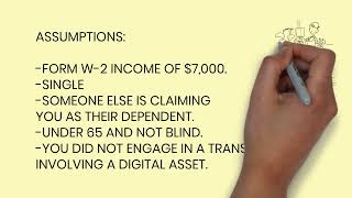 How to prepare your 2023 Form 1040 Tax Return For a Dependent with less than $13,850 in Income
