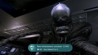 The RAREST achievement in Alien isolation! No death run