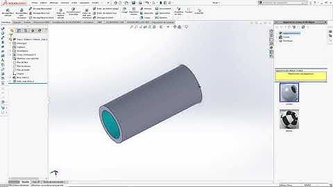 Solidworks Tutorial Beginners :  Hollow Cylinder