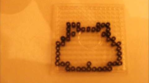 Hama Beads Space Invaders Alien