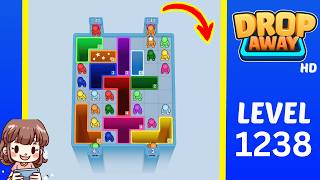 Drop Away Level 1238 Solution Walkthrough