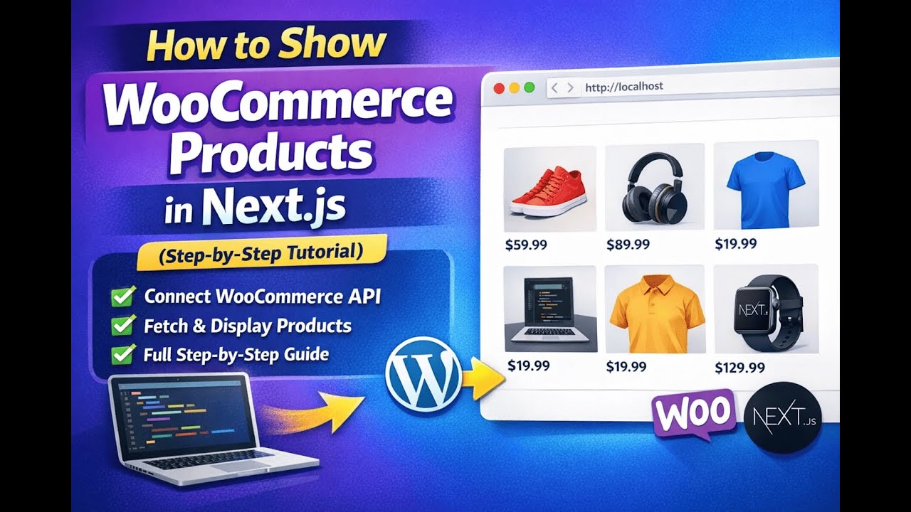 How to Show WooCommerce Products in Next js Step by Step Tutorial