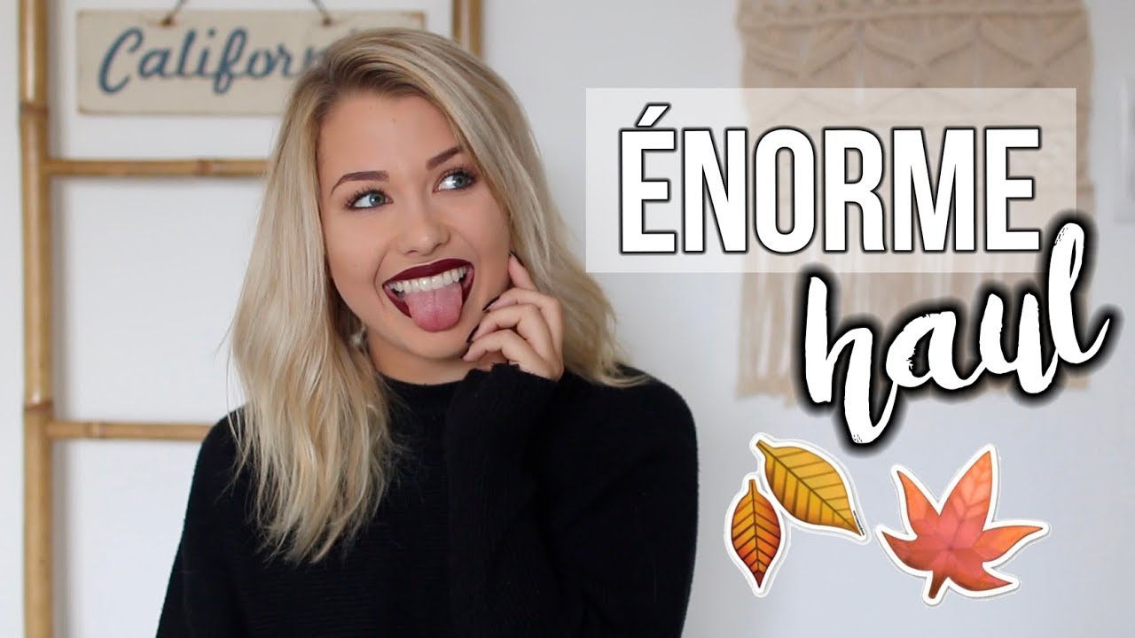 ÉNORME HAUL DE L'AUTOMNE, J'AI CRAQUÉ