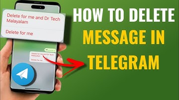 How To Delete Send Messages In Telegram | English