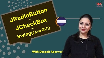 #5 JCheckBox & JRadioButton in Swing | Components of Swing | Java GUI | Hindi