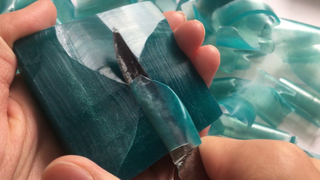 CARVING GLYCERIN SOAP- ODDLY SATISFYING ASMR, TINGLE TINGLE