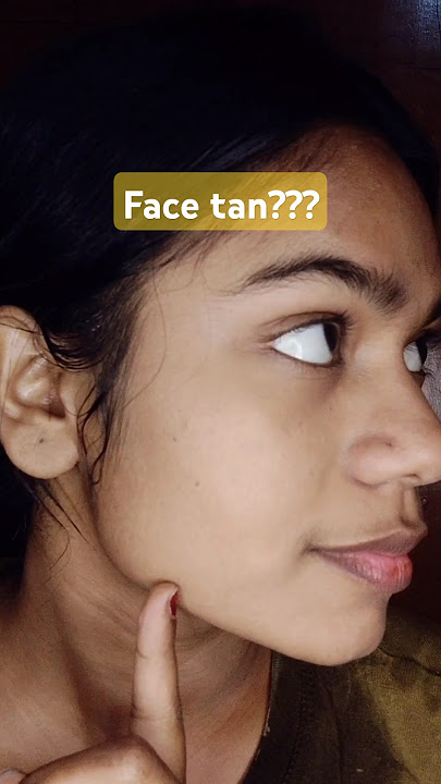 SKIN care routine for sun ☀️ Tan #tanning #suntanremoval #shorts#ytshorts #viralshorts #youtube