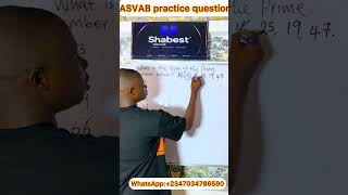 ASVAB practice question #shabestonlinetutorial #maths #privatetutor #usamillitary