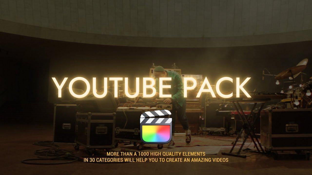 Youtube Editing Pack For Final Cut Pro YouTube
