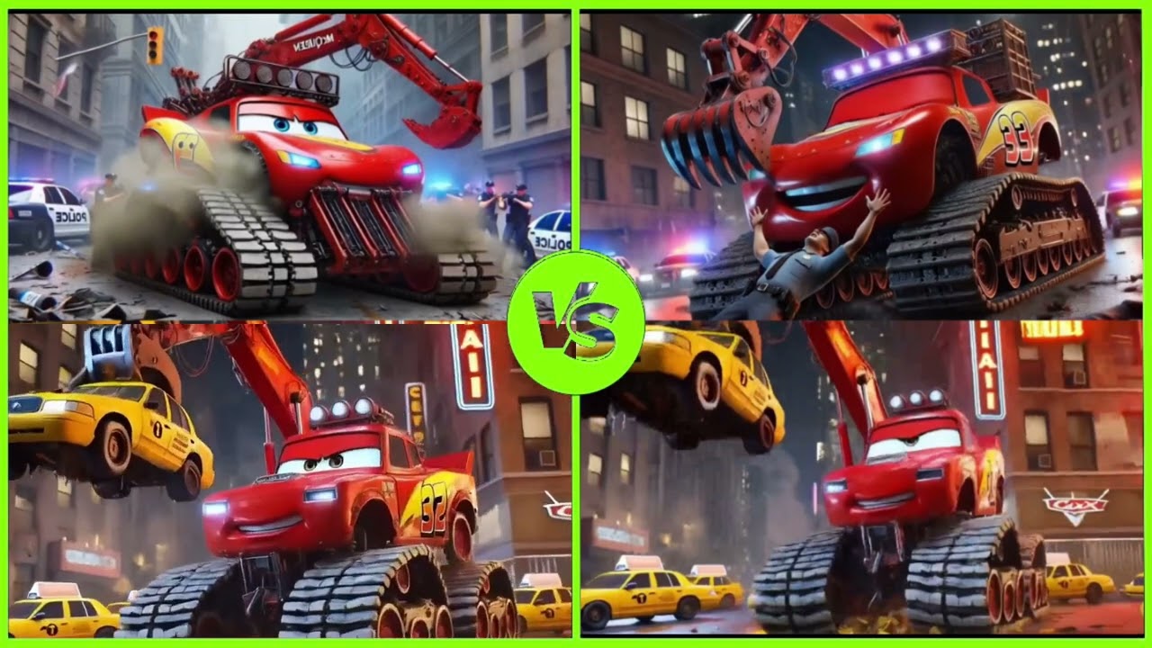 McQueen Lost Control… What Happens Next?! 🚗💥