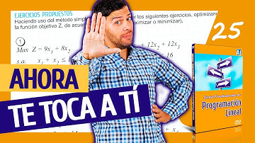 2⃣5⃣ SIMPLEX POR TABLAS | Ejercicios propuestos 👉 #CursoDeProgramacionLineal