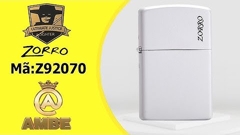 Bật lửa xăng đá sơn tĩnh điện trắng | Quẹt độc lạ chất lượng Zorro Z92070 | Ambe