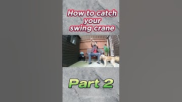 How to catch your swing in a crane - part 2 #shorts