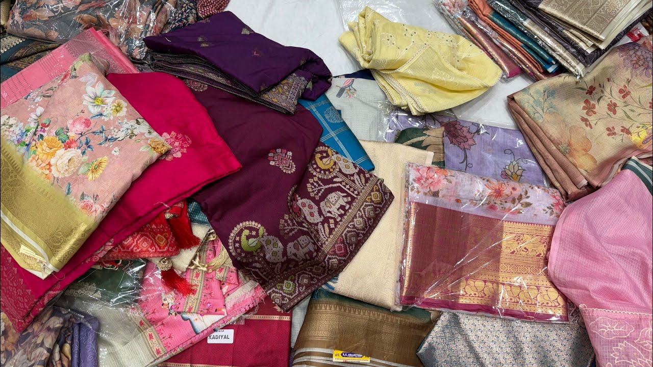 Rk Collections latest Sarees ||fancy |pattu sarees ||rk Collections latest video |rk Collections