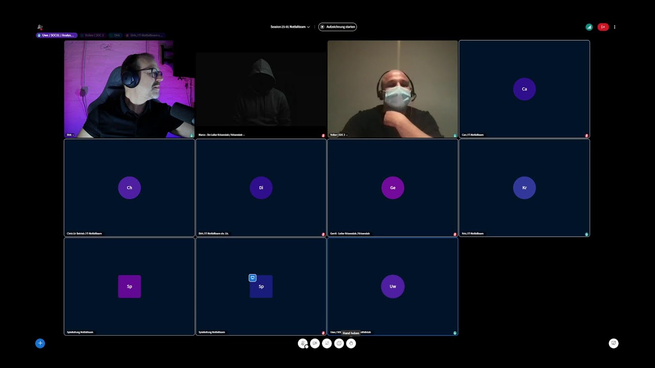 Session 25-01 | Bundeswehr | Notfallteam | disconnected unexpected | 