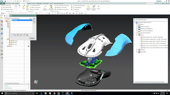 Creating Arrangements in Siemens NX to Work With Specific Assemblies and Positions