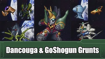 [ENG Sub]Super Robot Wars Alpha 3-Dancouga & GoShogun Grunts Attacks|第3次スパロボα-ダンクーガ & ゴーショーグエネミー 全武装