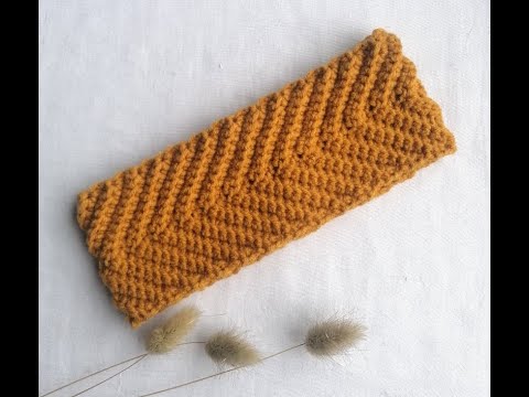 Да си оплетем Лента за глава/Плетене на една кука/Урок стъпка по стъпка/How to crochet a headband
