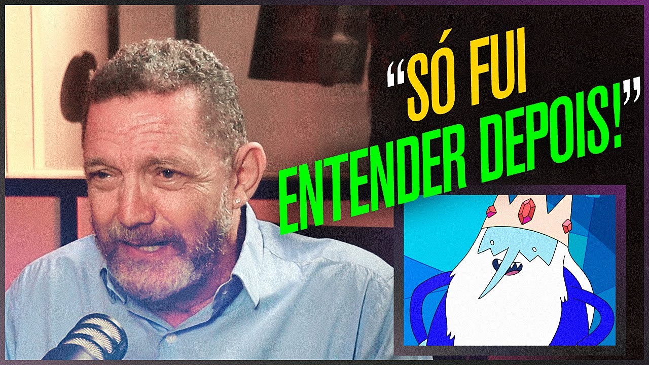 DUBLADOR DO REI GELADO (HORA DE AVENTURA) conta como foi a EXPERIÊNCIA de DUBLAR a ANIMAÇÃO