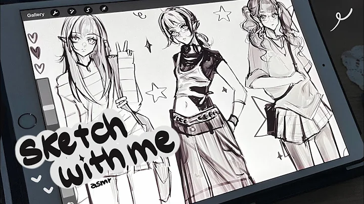 real time sketch with me ⋆˚⟡˖ ࣪ [ procreate, art process, draw with me ] thumbnail