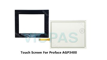Touch panel repair and overlay for proface AGP3400 7.5inch repair with membrane keypad, lcd display