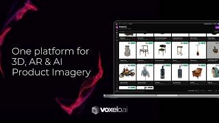 Capture one product video and get 3D, AR & Studio-Quality Product Imagery | Voxelo