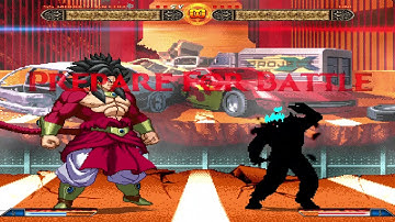 [M.U.G.E.N] SSJ4 Broly KN Edit VS Oni Akuma by Mr.Ansatsuken