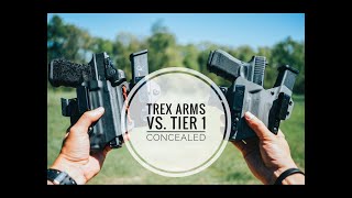 Trex Arms Vs. Tier One Concealed  Axis Vs. Sidecar. Side by Side Comparison.