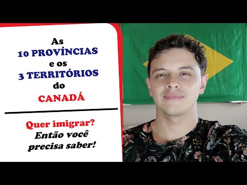 Vídeo: No Canadá quantas províncias e territórios existem?