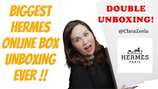 Biggest Hermes Online UnBoxing EVER! | Double UnBoxing